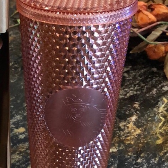 Starbucks Rose Gold Iridescent Studded Tumbler - Picture 2 of 5
